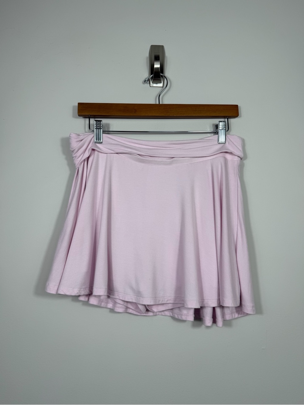 Wild Fable Pink Foldover Waist Flowy Skort Built-In Shorts Size L